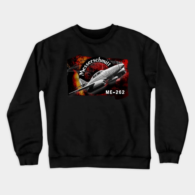 Messerschmitt ME-262 Crewneck Sweatshirt by aeroloversclothing